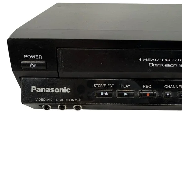 Panasonic PV-D4745 DVD VCR Combo Player 4-Head Hi-Fi Stereo Omnivision Black - Picture 3 of 5
